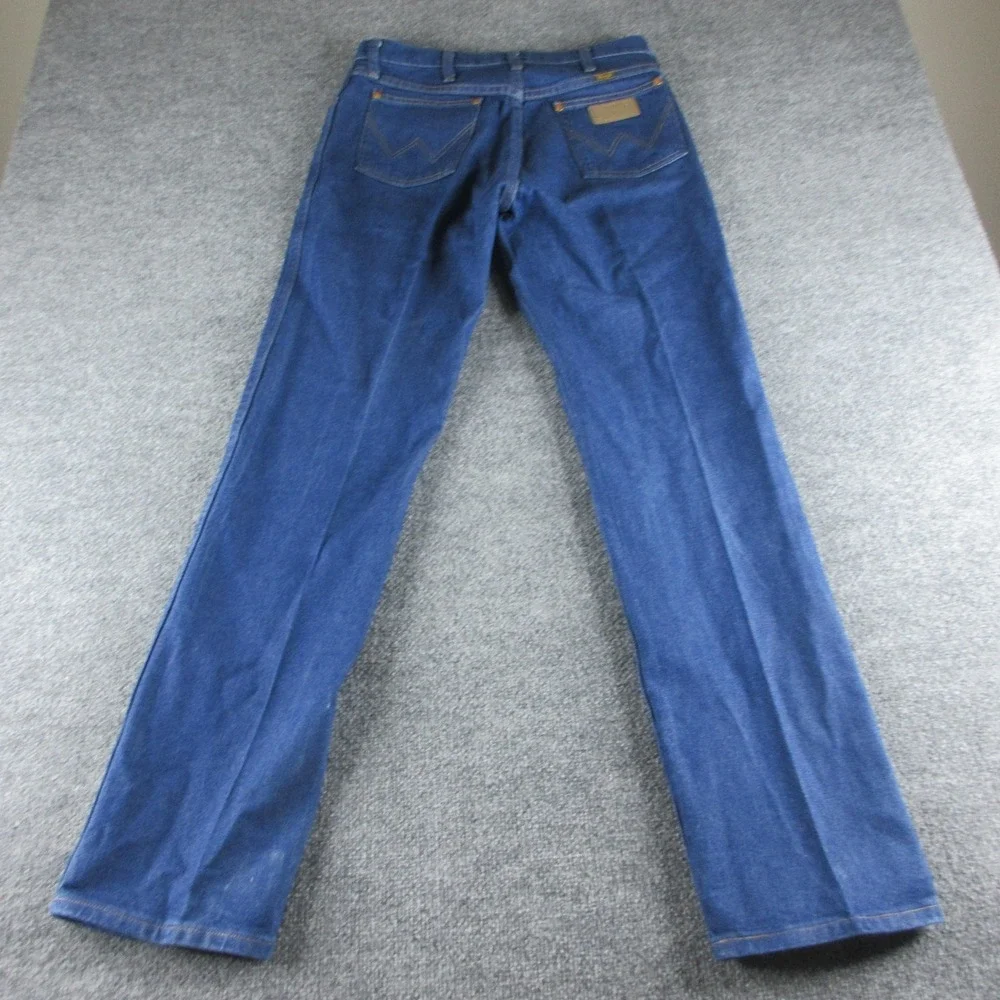 Wrangler Jeans Mens 32x34 Blue Regular Straight Cowboy Cut Denim Pants